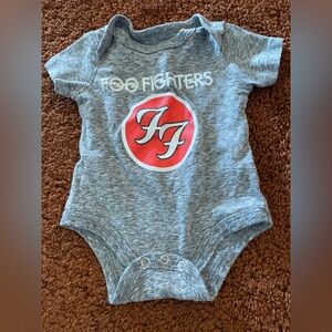 ‼️Mix and Match 3 items for $5‼️ Foo Fighters 0-3 months onesie